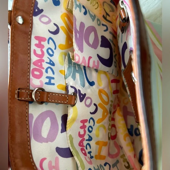EUC - Coach Purse - Multicolor - Picture 5 of 5